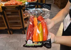 Sweetpeaks long peppers were launched at Fresh Summit.